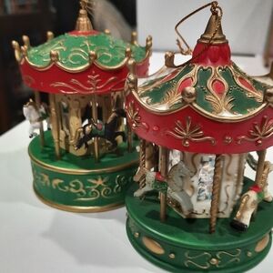 Vintage Merry-go-round Ornaments